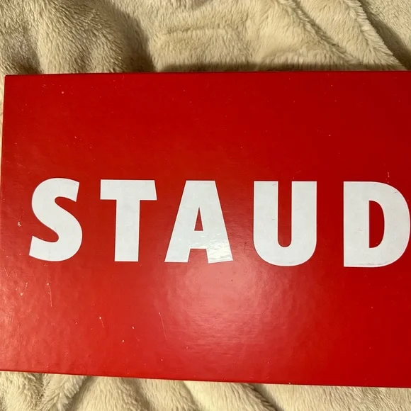 Staud Mona Colorblock Leather Slides - Picture 7 of 7